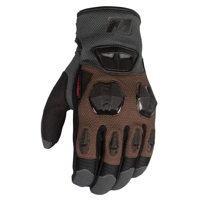 Motodry Trekker Adventure Gloves Black/Grey/Brown