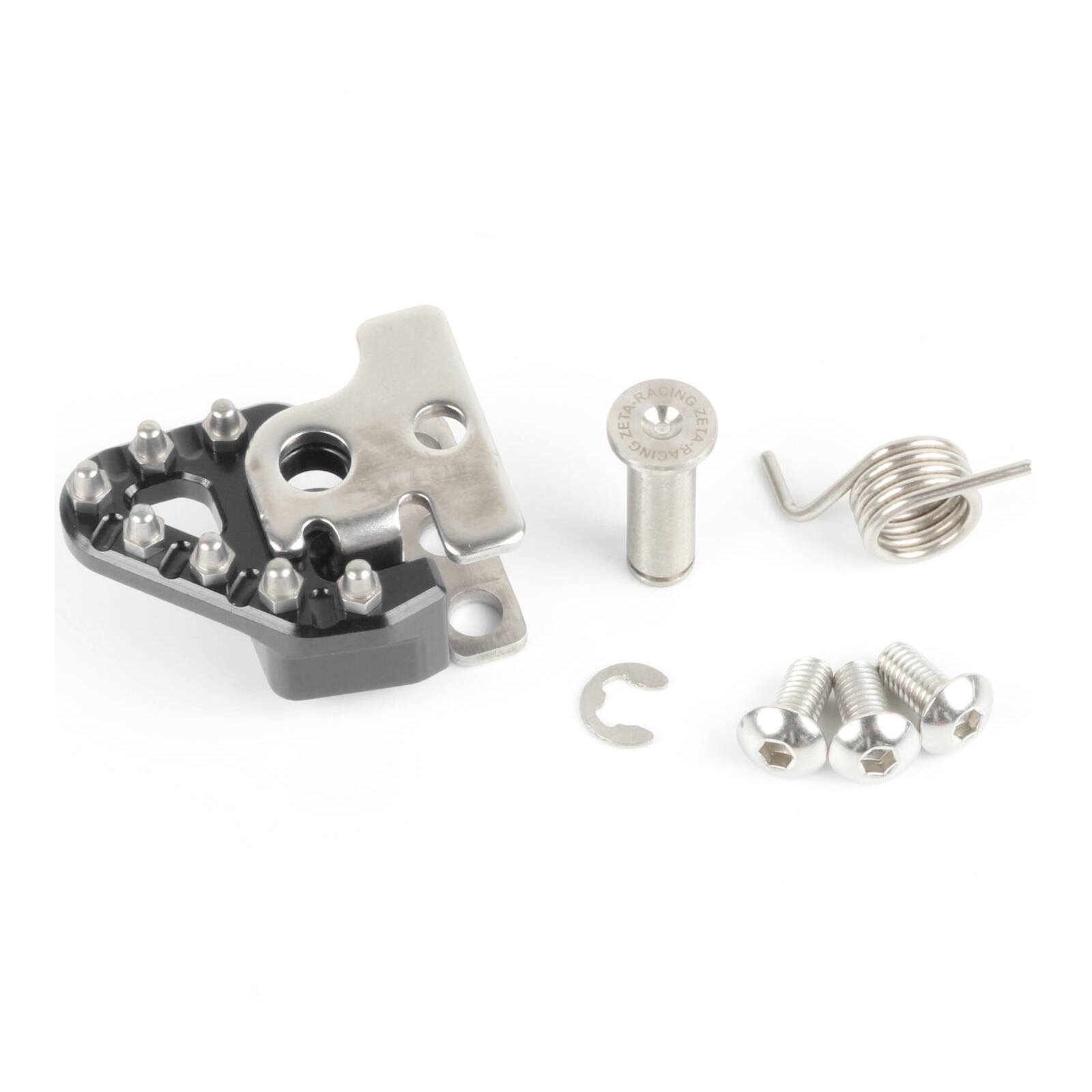 Zeta Trigger Brake Pedal Replacement Tip Set Black - Image 2