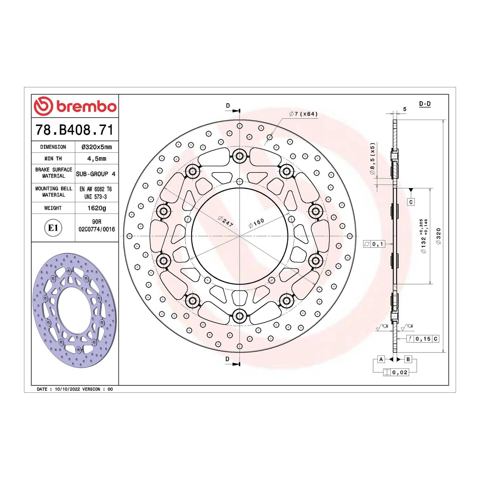 Brembo Brake Disc - Image 2