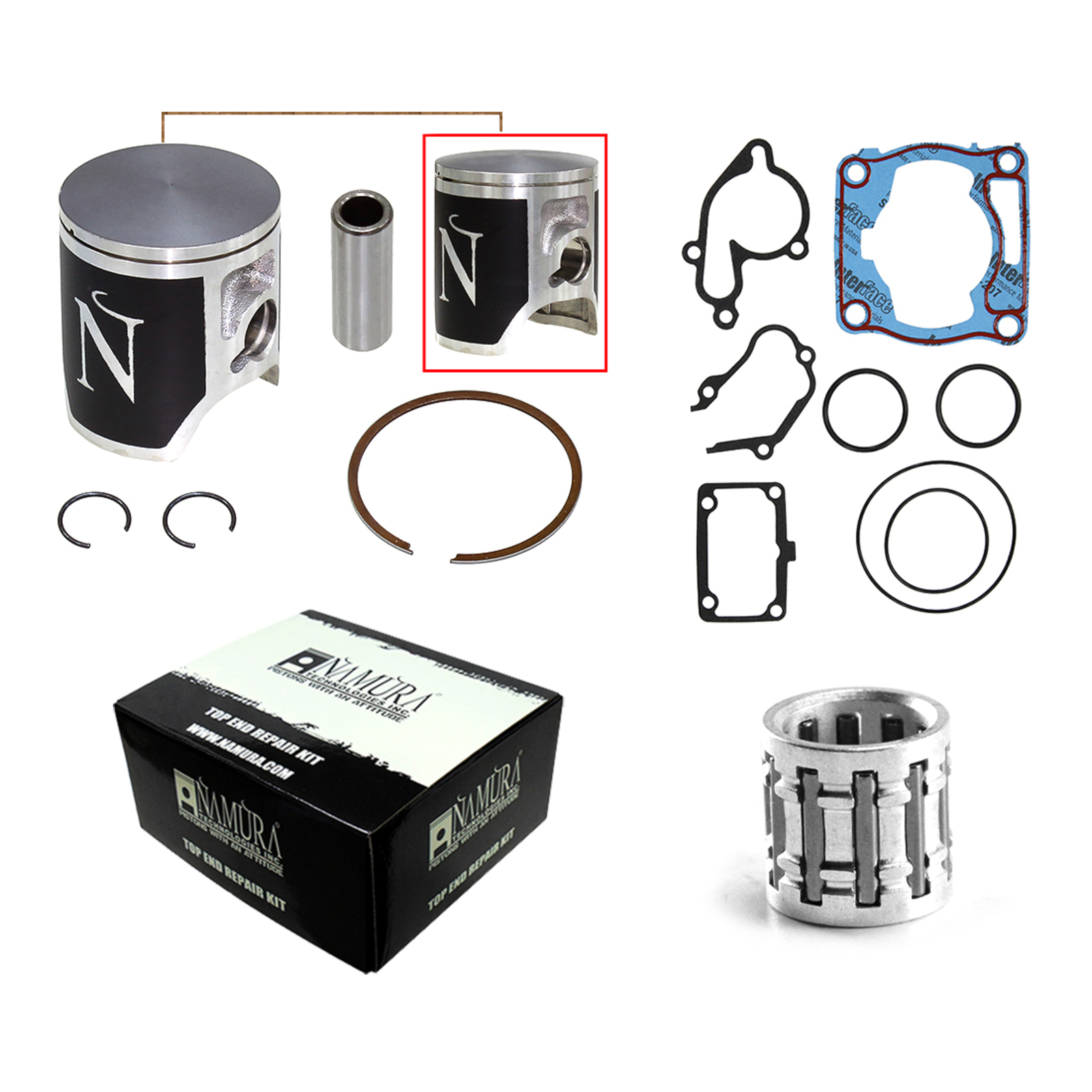 Namura Top End Rebuild Kit - 43.44mm (Standard) - Image 1