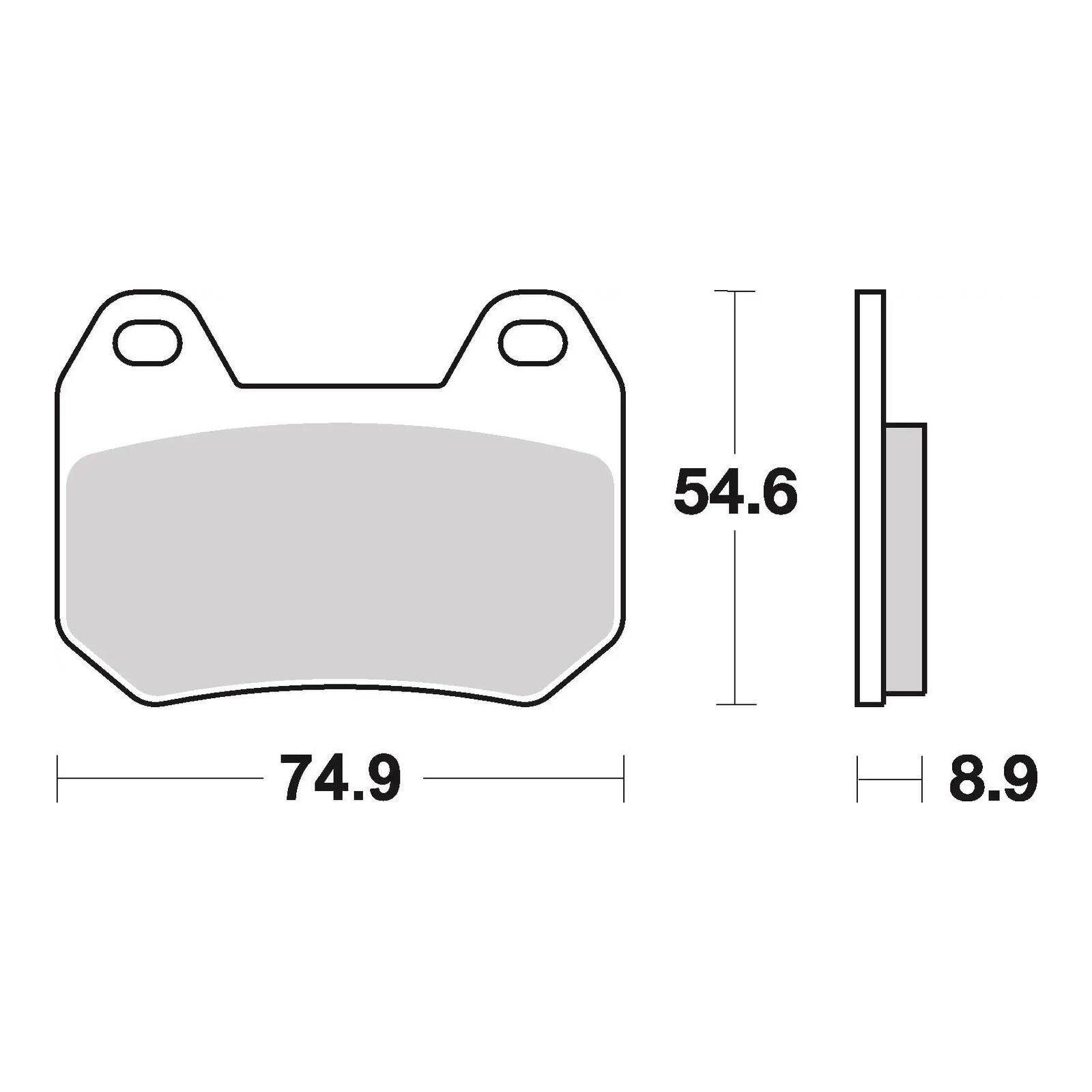 Brembo Brake Pad - Carbon Ceramic - Image 3