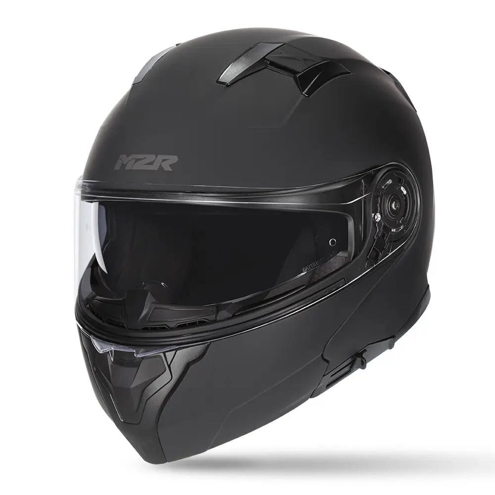 M2R Compass 2 Flip Front Helmet Matte Black