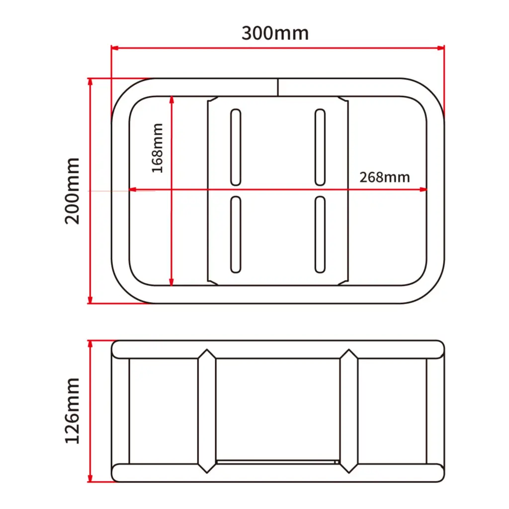 DRC Carrier Box Aluminium 300.200.126