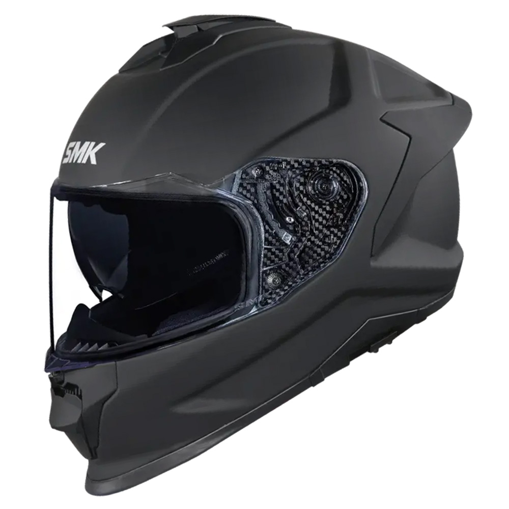 SMK  Titan Road Helmet Matte Black - Image 1