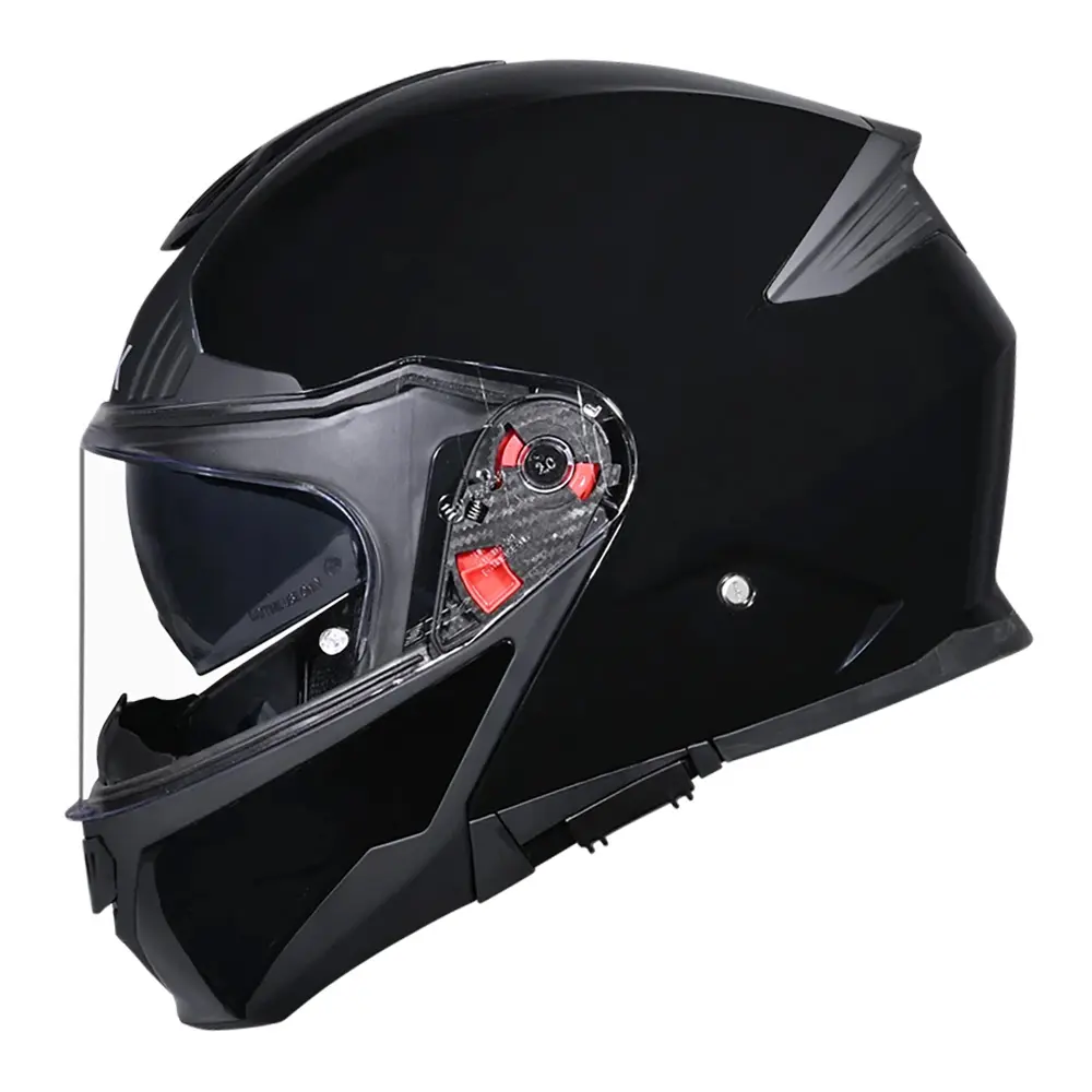 SMK Gullwing Systems Flip-Front Helmet Gloss Black
