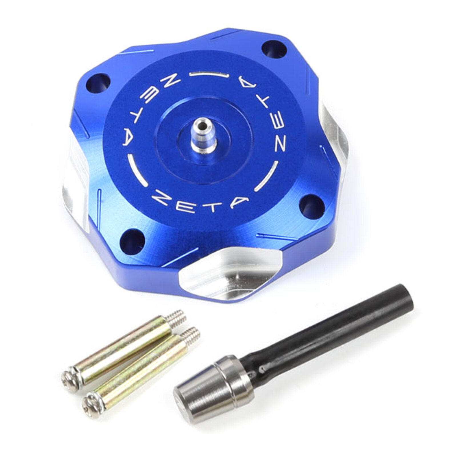 Zeta Gas Cap DRZ400 WR250X/R - Blue - Image 1