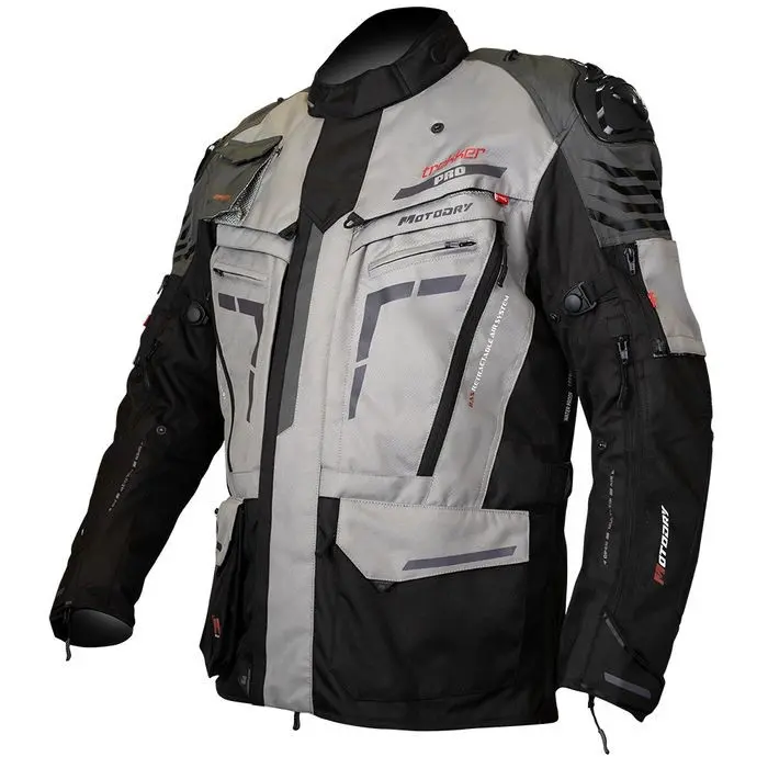Motodry Trekker Pro Adventure Jacket Black/Anth/Grey