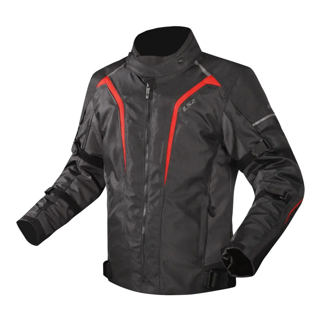 LS2 Sepang Road Jacket Black/Grey/Red