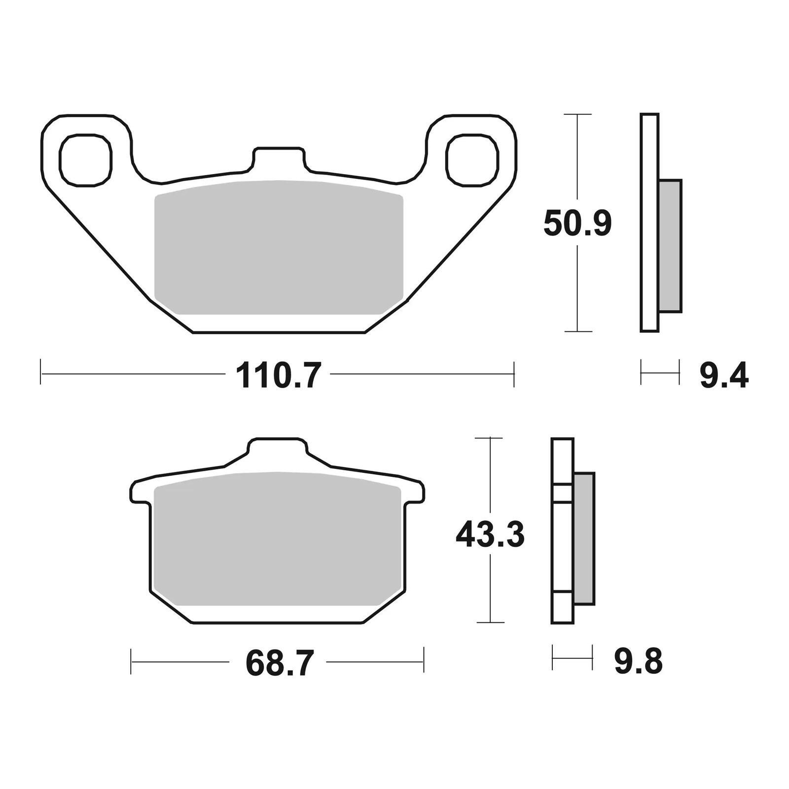 Brembo Brake Pad - Sintered Front - Image 2