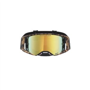 Alpinestars Supertech Limited Edition Zona (Zone) Motocross Goggls Brown Marble/Black - Mirror Gold Lens - Image 2