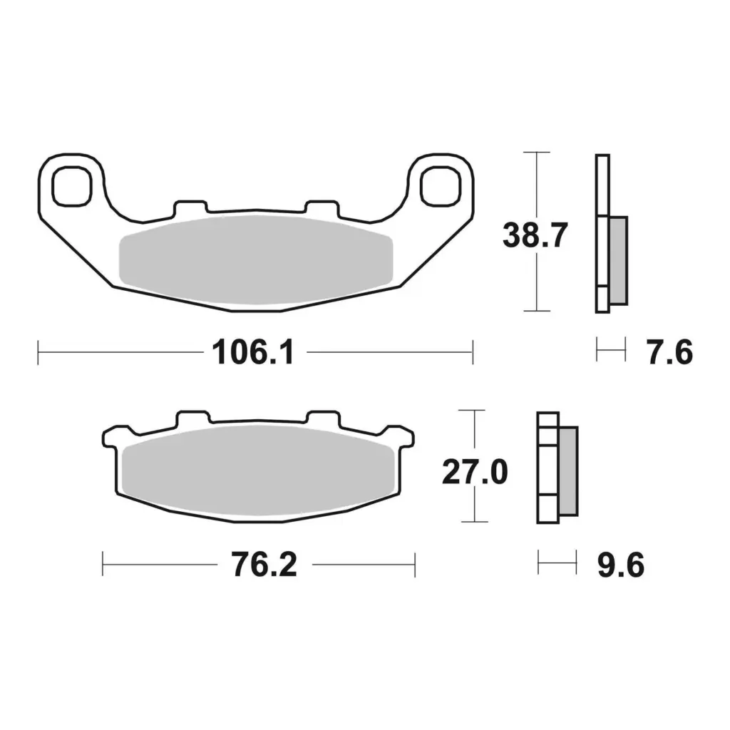 Brembo Brake Pad - Sintered Rear