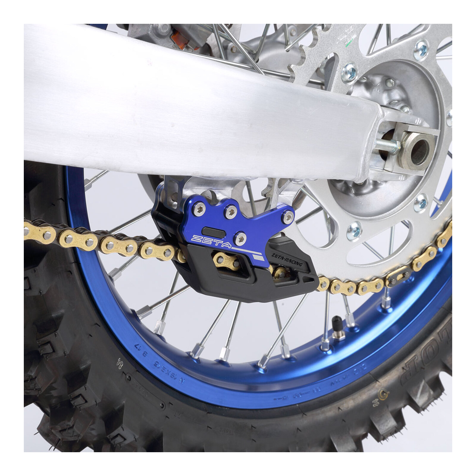 Zeta Chain Guide YZ250F '24-/ YZ450F '23- Blue - Image 2