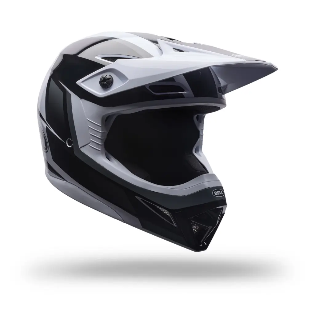 Bell MX-10 Mips Spiral Motocross Helmet Black/White