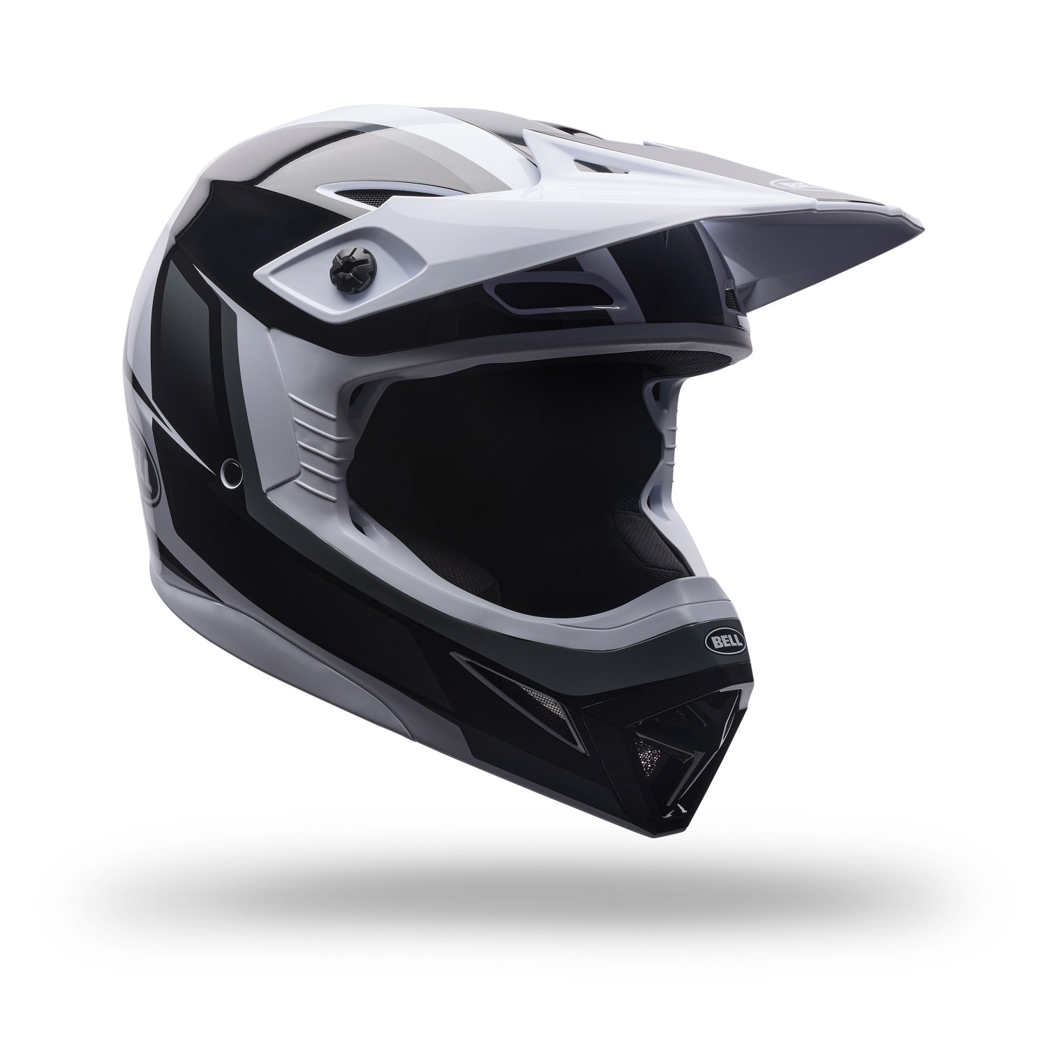 Bell MX-10 Mips Spiral Motocross Helmet Black/White - Image 1