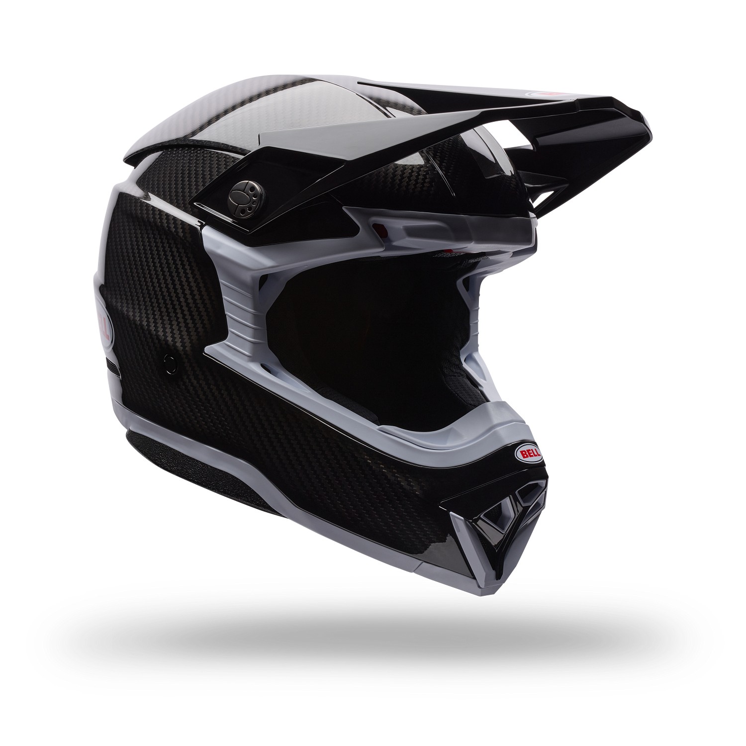 Bell Moto-10 GP Solid Gloss Motocross Helmet Black - Image 1