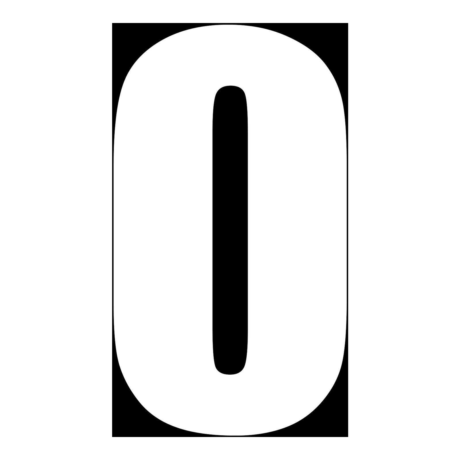 MOTION STD NUMBERS MX2 WHITE "0" 3PCS - Image 3