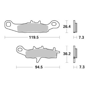 Brembo Brake Pad - Offroad Race - Image 3