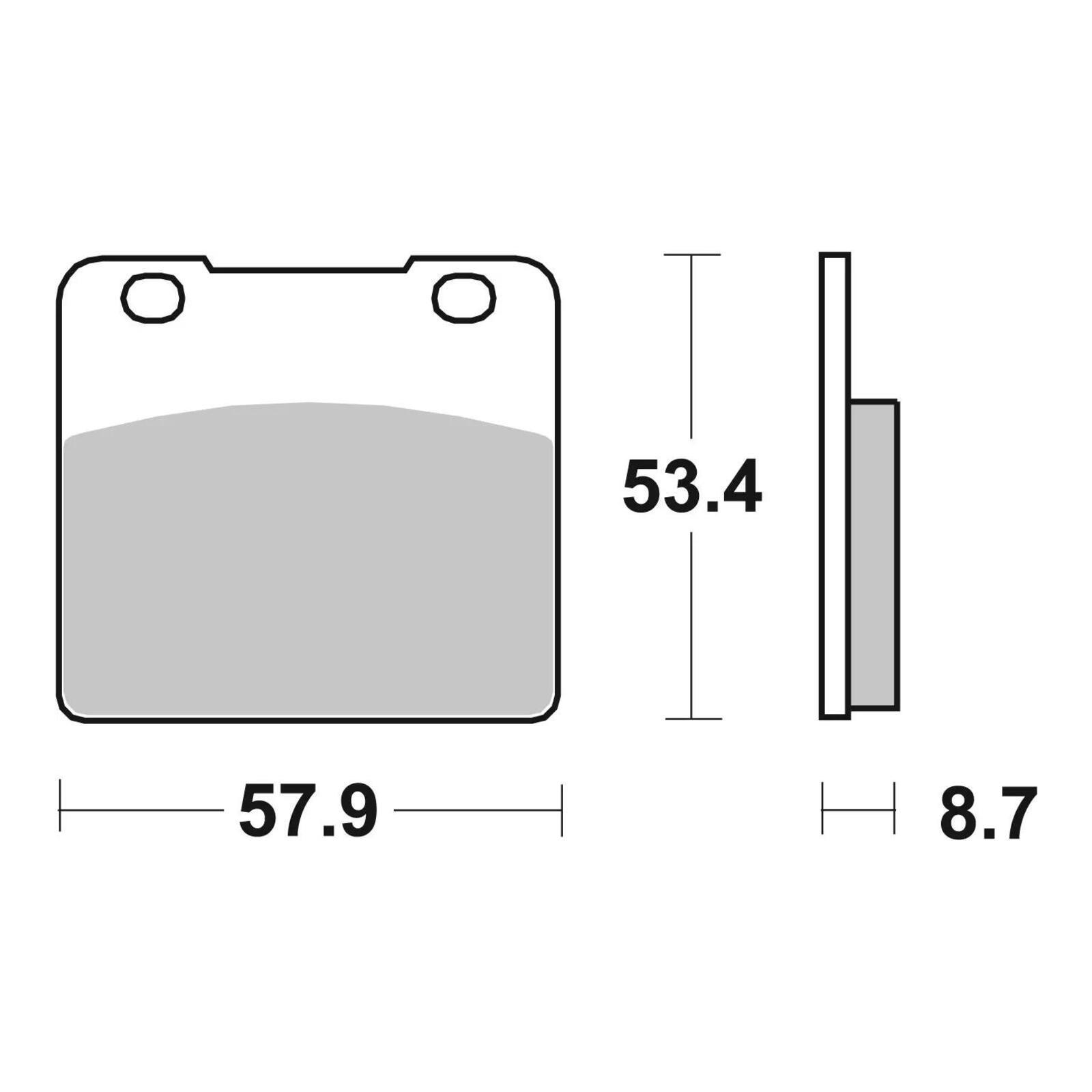 Brembo Brake Pad - Sintered Rear - Image 2
