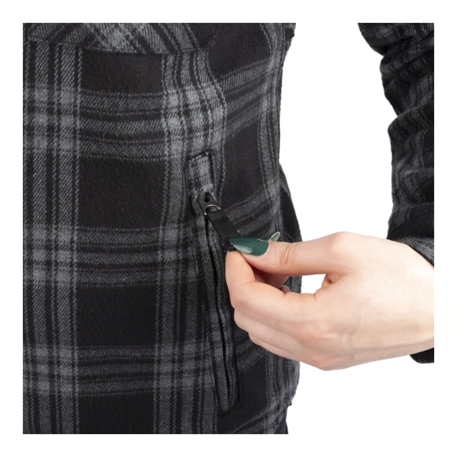 Oxford Kickback 3.0 Shirt Ladies Grey - Image 9