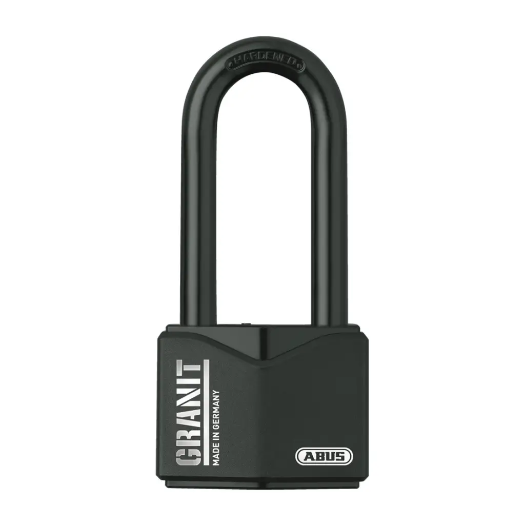 37/55HB75 Granit Padlock w/75mm vertical clearance Black ABUS