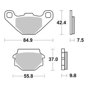Brembo Brake Pad - Sintered Enduro - Image 3